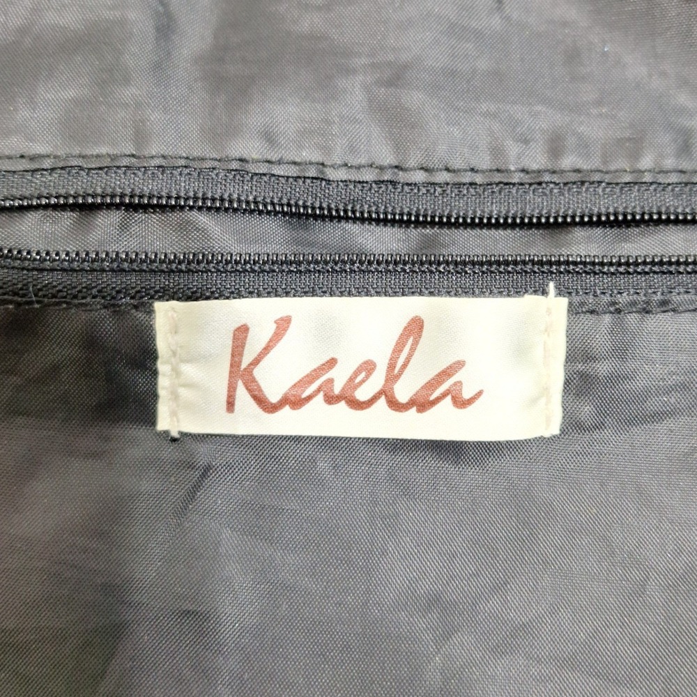 Kaela Blue Denim Studded Hobo Shoulder Bag Y2K Grommet Strap Vintage Style - Picture 4 of 8